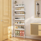 Behind Door Storage Organiser Rack 6 Tier Adjustable