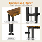 Behind Sofa Console Table with Power