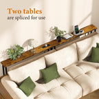 Behind Sofa Console Table with Power