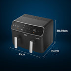 Dual Zone Air Fryer Expertfry 8.5L Capacity Smart