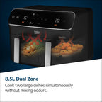 Dual Zone Air Fryer Expertfry 8.5L Capacity Smart