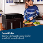 Dual Zone Air Fryer Expertfry 8.5L Capacity Smart