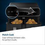 Dual Zone Air Fryer Expertfry 8.5L Capacity Smart
