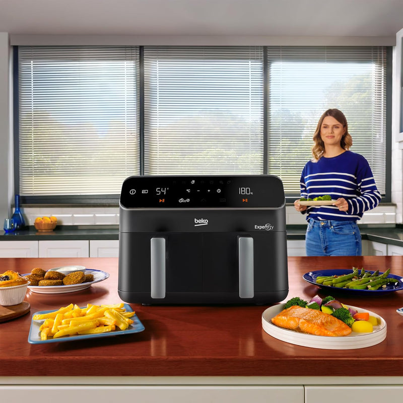 Dual Zone Air Fryer Expertfry 8.5L Capacity Smart