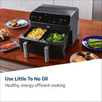 Dual Zone Air Fryer Expertfry 8.5L Capacity Smart