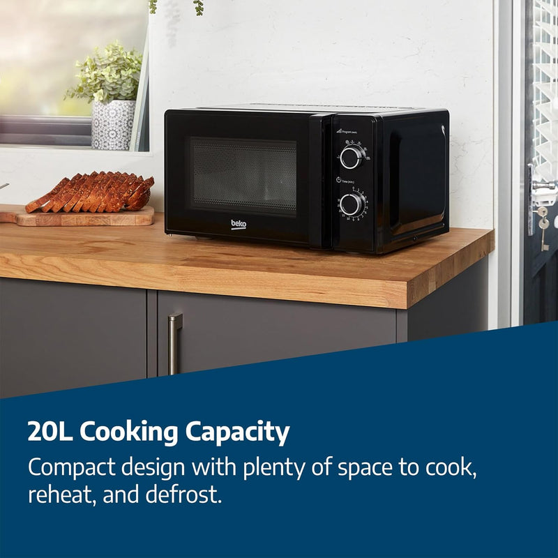 Solo Microwave Compact Design 20L Capacity 700W Power