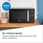 Beko Solo Microwave Large 25L Capacity 900W Power