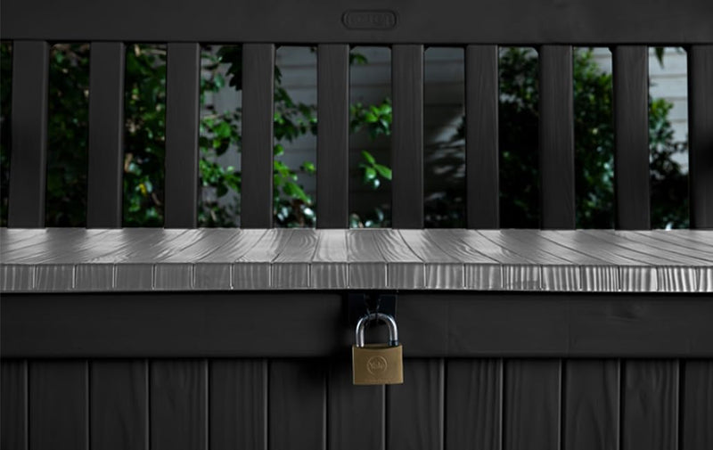 Bench 265L Outdoor 60% Recycled Garden Furniture Storage