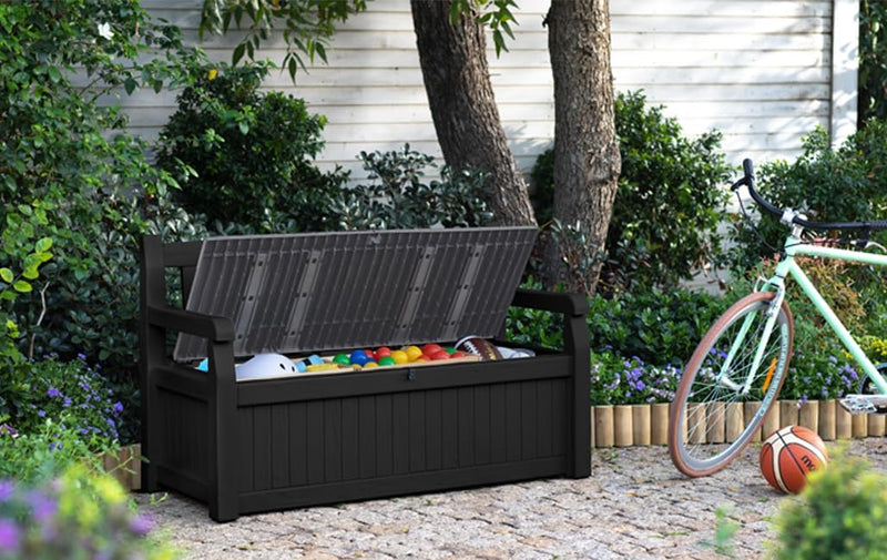 Bench 265L Outdoor 60% Recycled Garden Furniture Storage