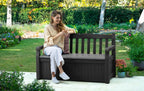 Bench 265L Outdoor 60% Recycled Garden Furniture Storage