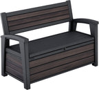 Bench 265L Outdoor 60% Recycled Garden Furniture Storage