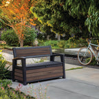 Bench 265L Outdoor 60% Recycled Garden Furniture Storage