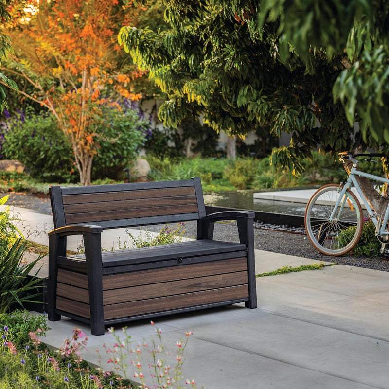 Bench 265L Outdoor 60% Recycled Garden Furniture Storage