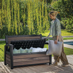 Bench 265L Outdoor 60% Recycled Garden Furniture Storage