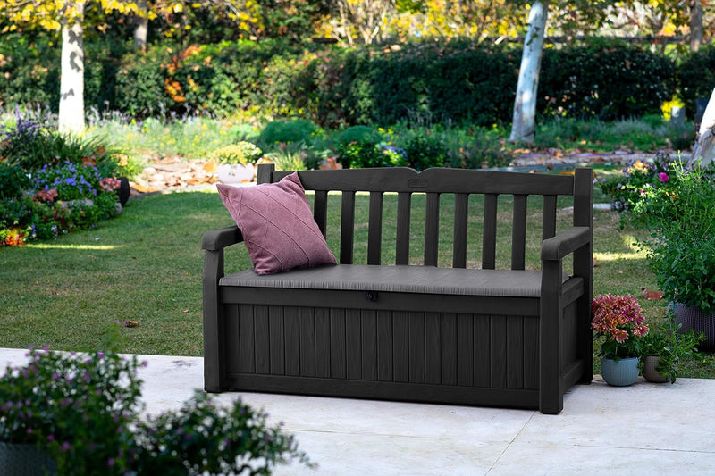 Bench 265L Outdoor 60% Recycled Garden Furniture Storage