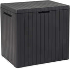 Bench Outdoor Storage Box Garden Furniture Graphite