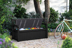 Bench Outdoor Storage Box Garden Furniture Graphite