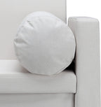 Bench Seat with Backrest Pillows Foldable Storage Ottoman