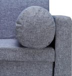 Bench Seat with Backrest Pillows Foldable Storage Ottoman