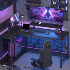 L-Shaped Gaming Desk with RGB LED Lights