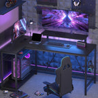 L-Shaped Gaming Desk with RGB LED Lights