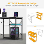 Bexevue L Shaped Corner Desk Study