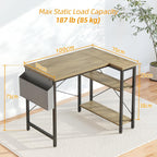Bexevue L Shaped Corner Desk Study