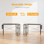 Bexevue L Shaped Corner Desk Study