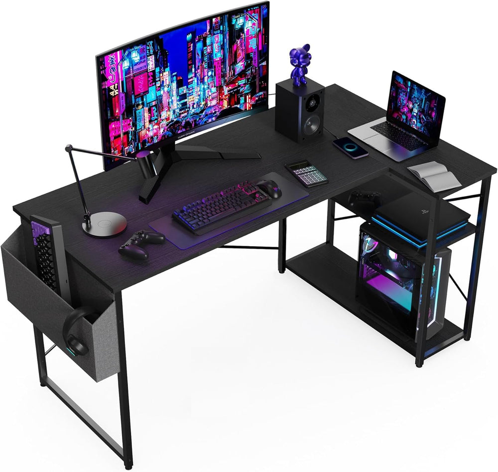 L Shaped Gaming Desk Computer Corner