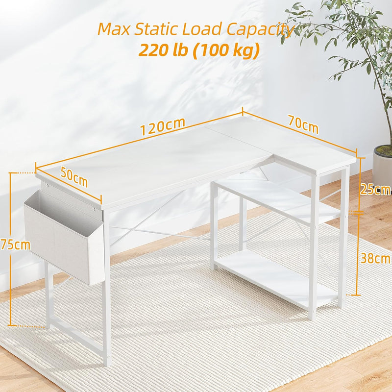 L Shaped Gaming Desk Computer Corner