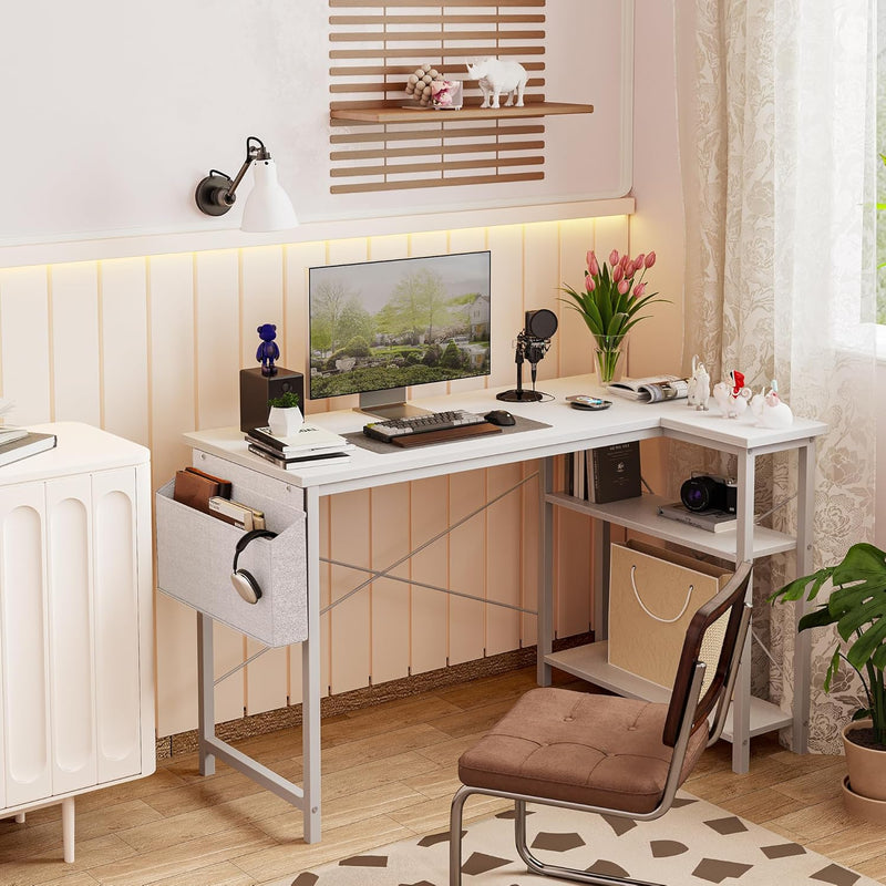 L Shaped Gaming Desk Computer Corner
