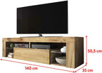 Bianko Modern TV Stand Cabinet 140CM LED
