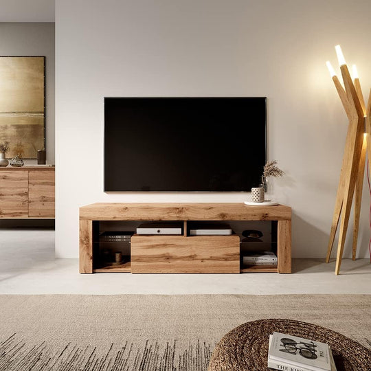 Bianko Modern TV Stand Cabinet 140CM LED