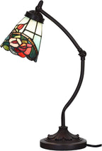 L30688 Tiffany Style Stained Glass Table Lamp Night
