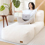 Big Bean Bag Chair for Adults 170"x80" Lounger
