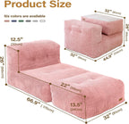Big Bean Bag Chair for Adults 170"x80" Lounger