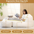 Big Bean Bag Chair for Adults 170"x80" Lounger