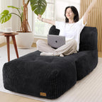 Big Bean Bag Chair for Adults 170"x80" Lounger