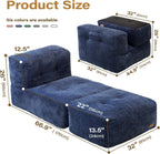 Big Bean Bag Chair for Adults 170"x80" Lounger