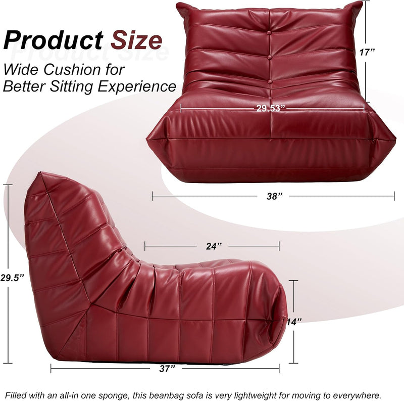 Big Bean Bag Chairs for Adults Fireside Beanbag