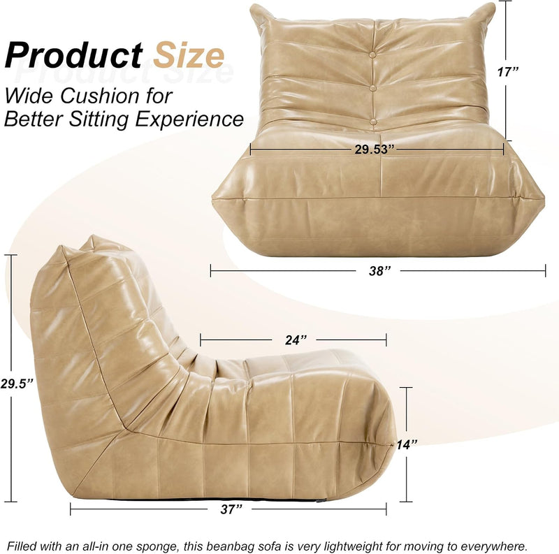 Big Bean Bag Chairs for Adults Fireside Beanbag