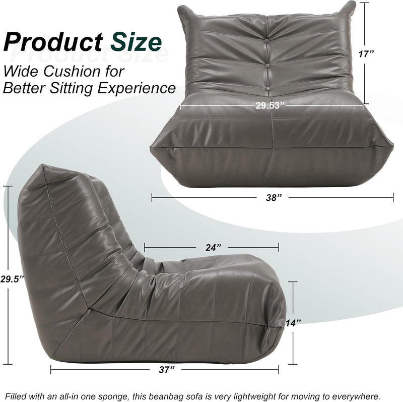 Big Bean Bag Chairs for Adults Fireside Beanbag