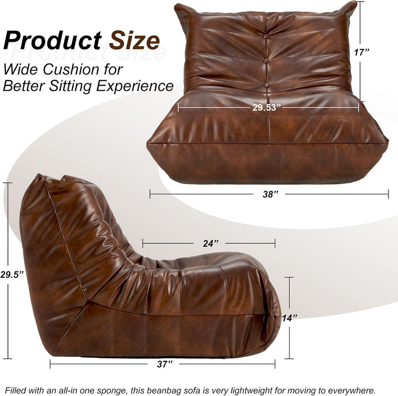 Big Bean Bag Chairs for Adults Fireside Beanbag