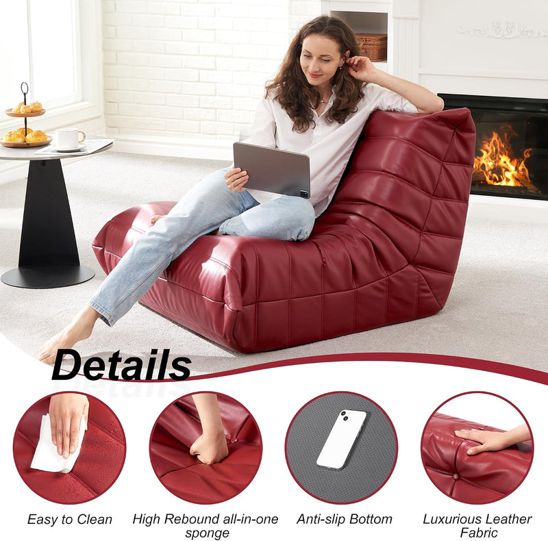 Big Bean Bag Chairs for Adults Fireside Beanbag