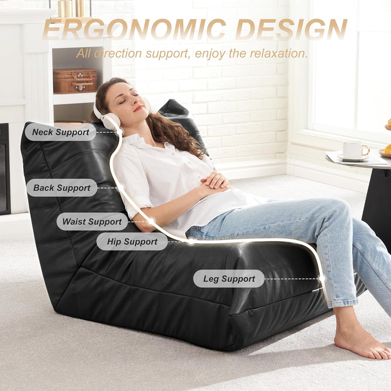 Big Bean Bag Chairs for Adults Fireside Beanbag