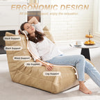 Big Bean Bag Chairs for Adults Fireside Beanbag