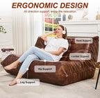 Big Bean Bag Chairs for Adults Fireside Beanbag