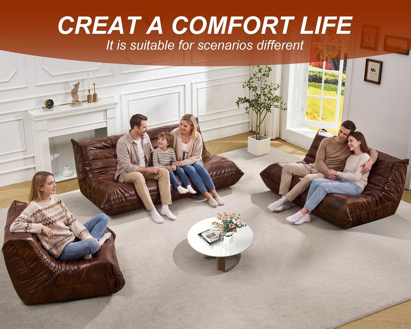 Big Bean Bag Chairs for Adults Fireside Beanbag
