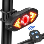 Bike Lights Back Rear Light with Horn USB