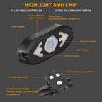 Bike Lights Back Rear Light with Horn USB